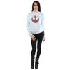 STAR WARS Damen/Damen Rogue One Ich bin eins mit der Macht Allianz-Emblem Roter Hoodie