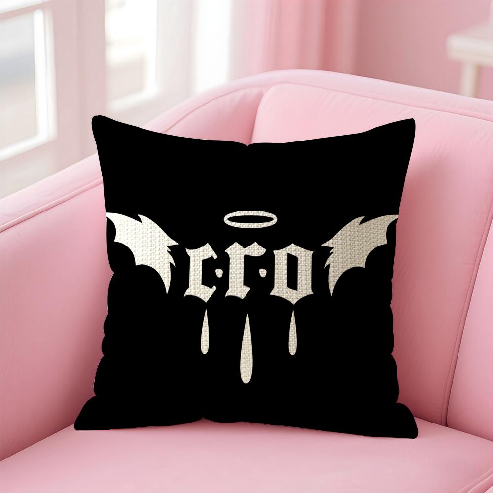 Singer BBarderos CCRO Cushion Cover Natural Linen Pillow Case DoubleSided Print Decorative Sofa Pillowcase Home Decor Gift