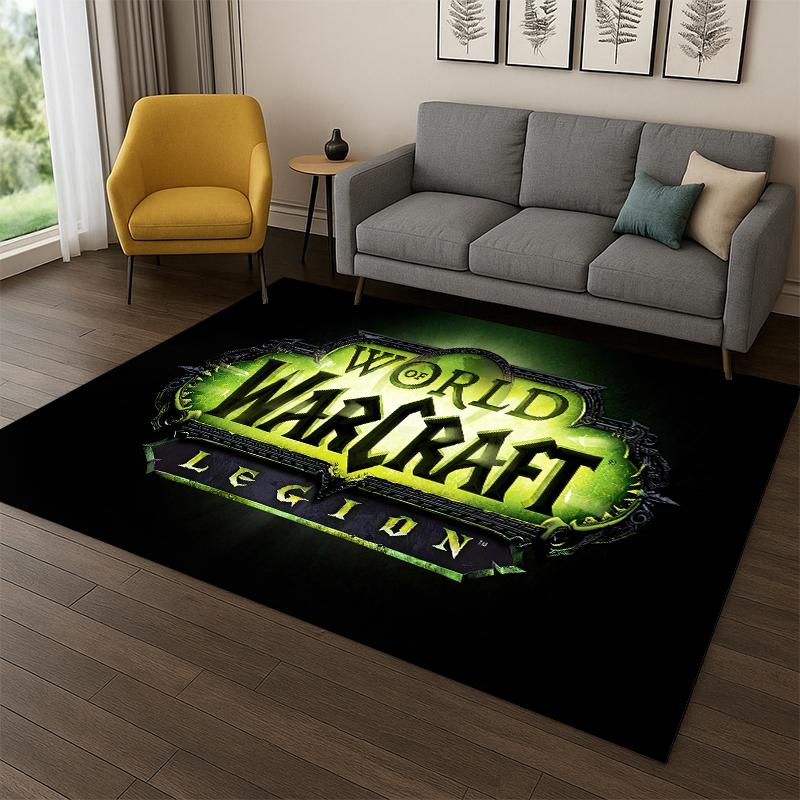 

Demon Hunter Arthas World of Warcraft WOW Game Carpet Rug for Bedroom Living Room Sofa Doormat Home Decor,Area Rug Non-slip 40x60cm