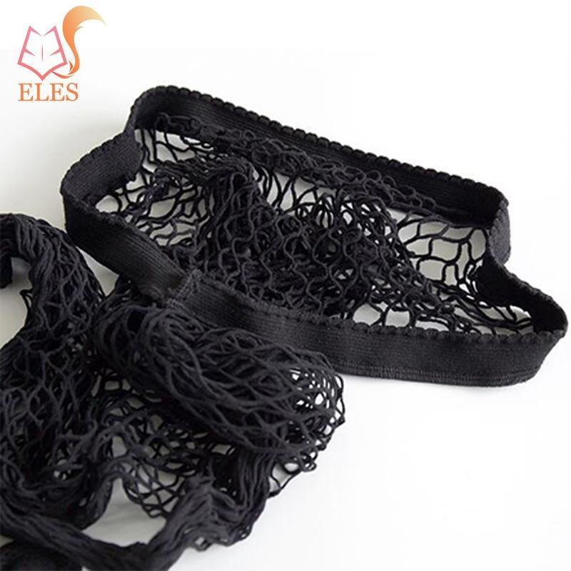 Dame Sexy Temptation Skrittløs Nettstrømpe Sort Tights Netting Åpent Skritt Nettstrømper Stretch Tights