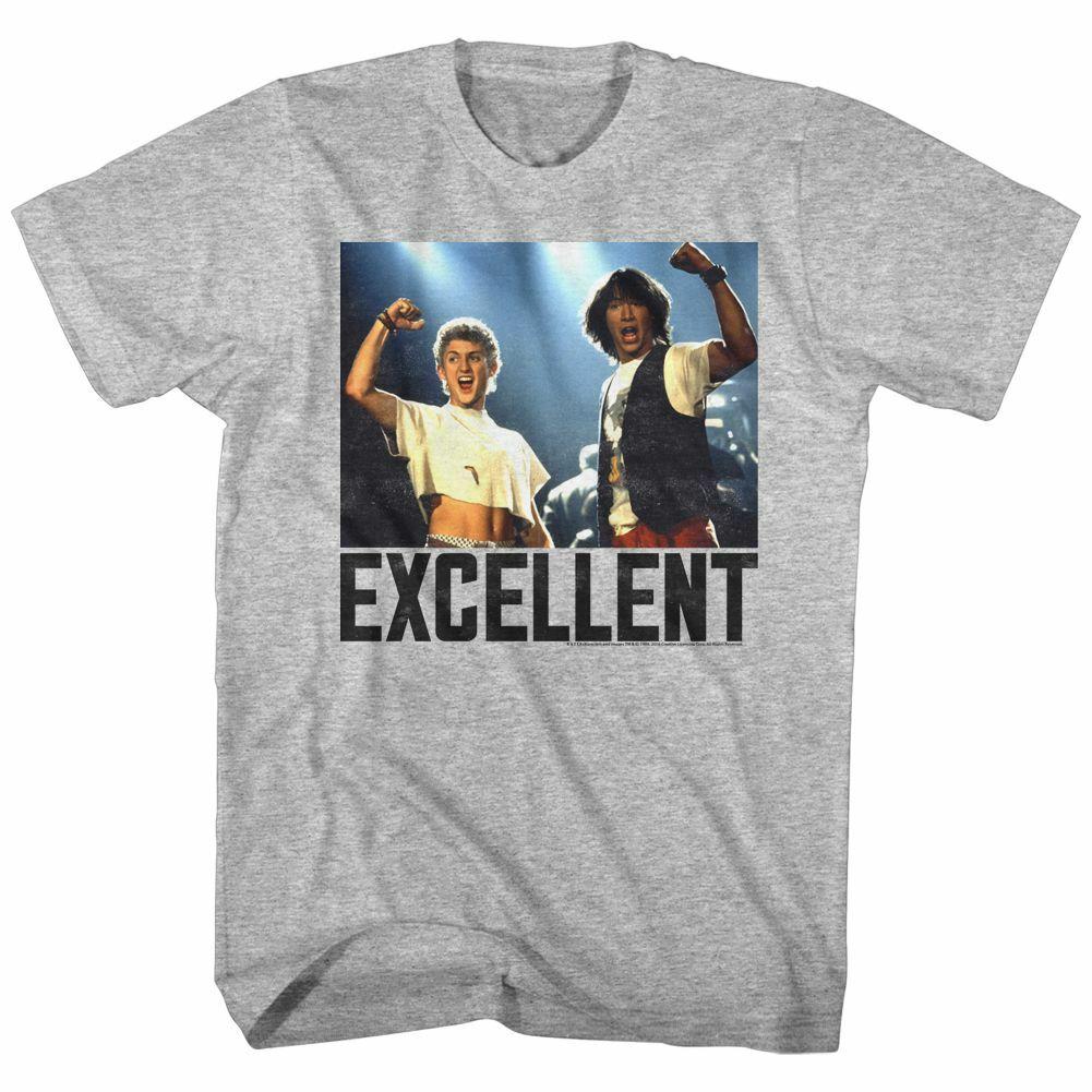 Bill and Ted Excellent Heather Adult T-Shirt M