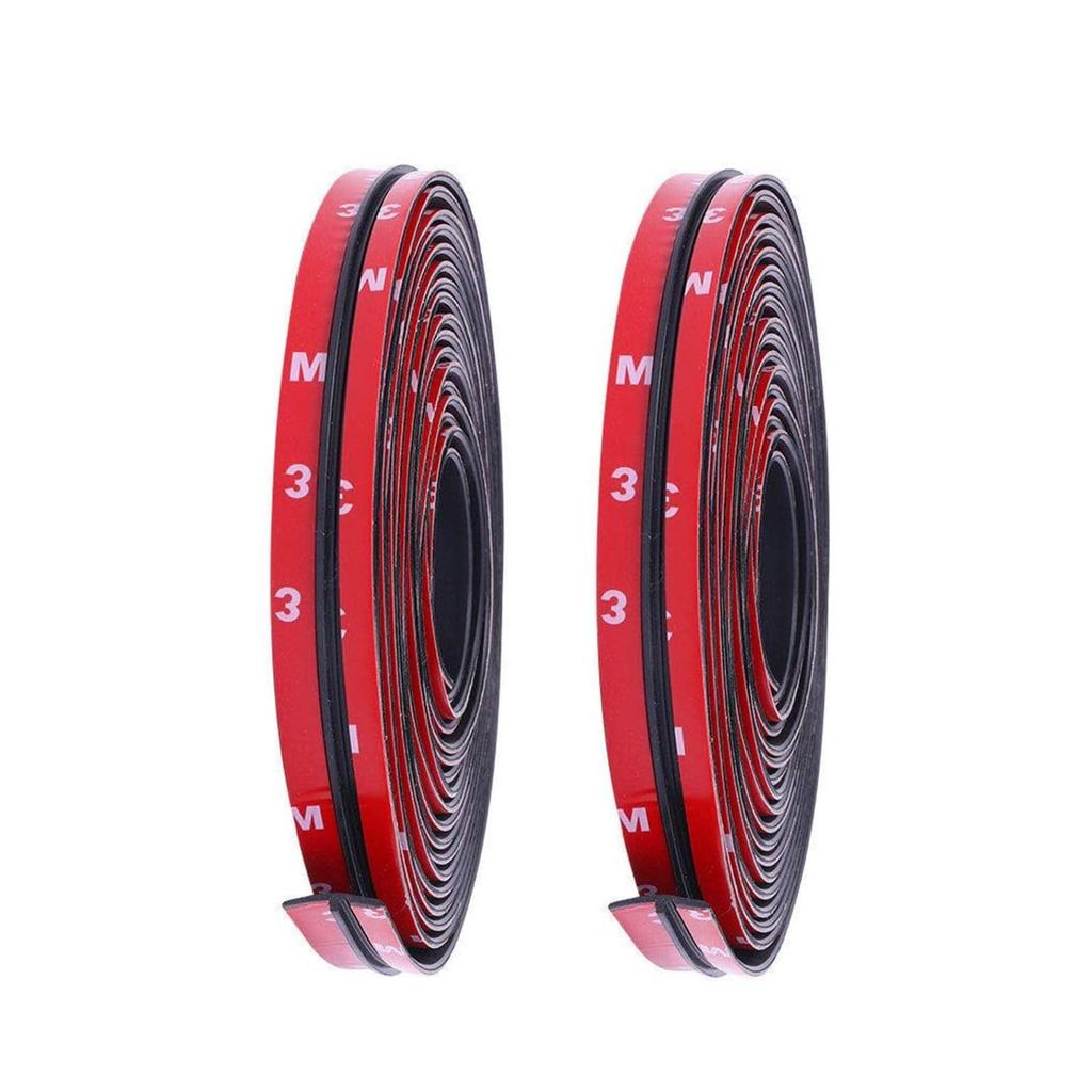 ZZBUY Car Door Mall, Windshield, 2 Pieces, T Shape, 3M Car Molding Weather Rubber
