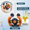Ensemble de jeu de pistes de voiture de course 2-en-1 pour enfants, Piste de rampe de voiture jouet et Parking élévateur, Ensemble de jeu de piste de voiture double mode pour tout-petits avec