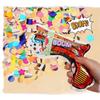 10-Piece Baby Birthday Confetti Gun: Automatic Ribbon-Spraying Handheld Cannon