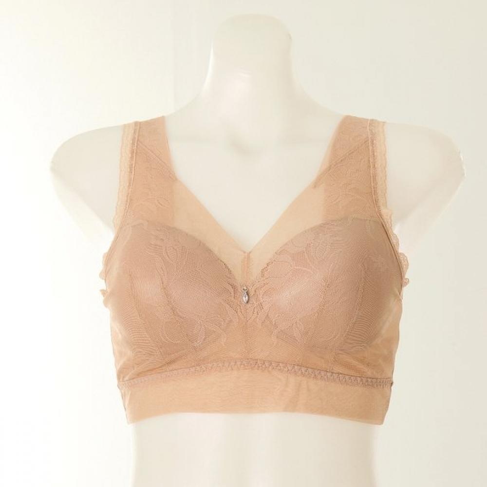 Venus Nylon Mesh Jacquard Hem Material Cup Lingerie Top Style Bralette Vlgc344