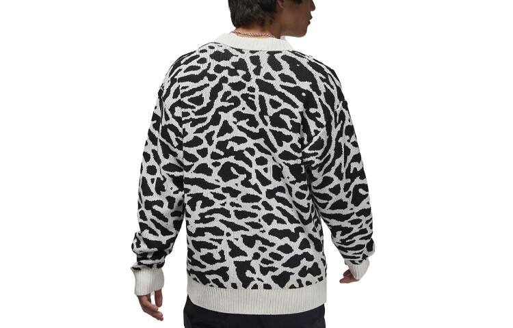 Jordan Fight Heritage Knit Cardigan (Asia Sizing) White Cement Grey DV7574-030
