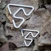 1PC Outdoor Camping Stainless Steel Hooks Multi-Function Non-Slip Ultra-Light Triangular Hooks Camping Accessory