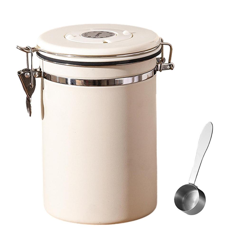 Coffee Container, Household Coffee Bean Sealed Storage Tank Tool, Tea Sugar Canisters, Airtight Storage Tank