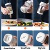 Push-type Salt Dispenser Sugar Bottle Spice Pepper Shaker Can Jar PushType Seasoning Container Quantitative Spice Container