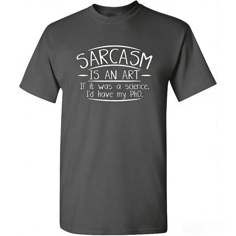 Summer Funny T-Shirts for Men's Casual Slim Fit Round Neck Comfortable of Sweat Absorbent Durable Stitching Harajuku Streetwear