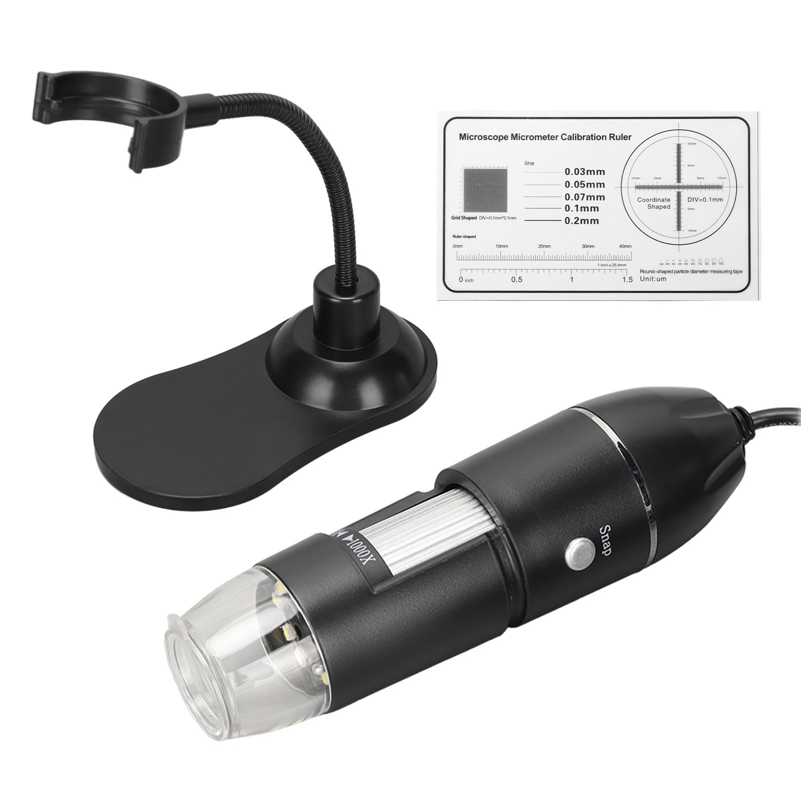 

USB-микроскоп 50X до 1000X HD портативный мини цифровой микроскоп камера с 8 светодиодами для Windows PC