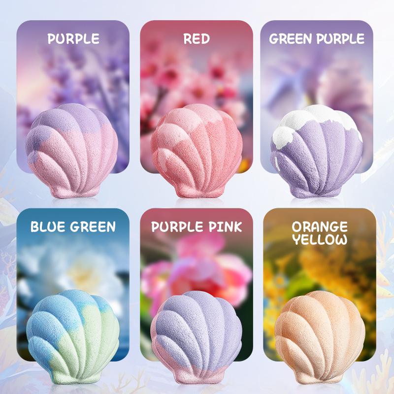 Shell Bath Salt Balls SADOER Deep Cleansing Body Bath Salts