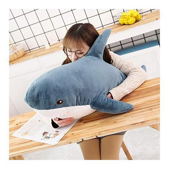 Bidason Shark Improved Plush Shark Body Pillow Shark Toy Body Pillow Celebration (70CM)