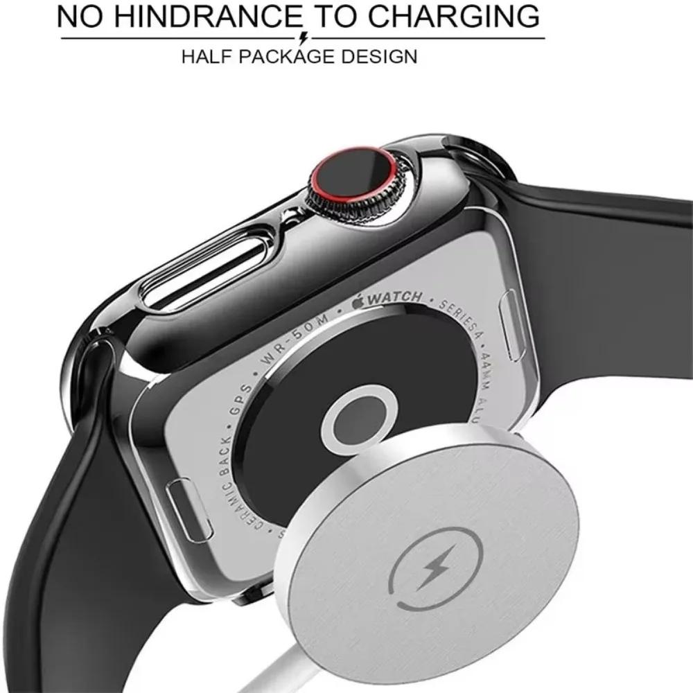 Glass+Cover For Apple Watch 11/10 Case 46mm 42mm Ultra 3 2 49mm 44 45mm 41 40mm Screen Protector Bumper iwatch series 9 8 7 5 SE