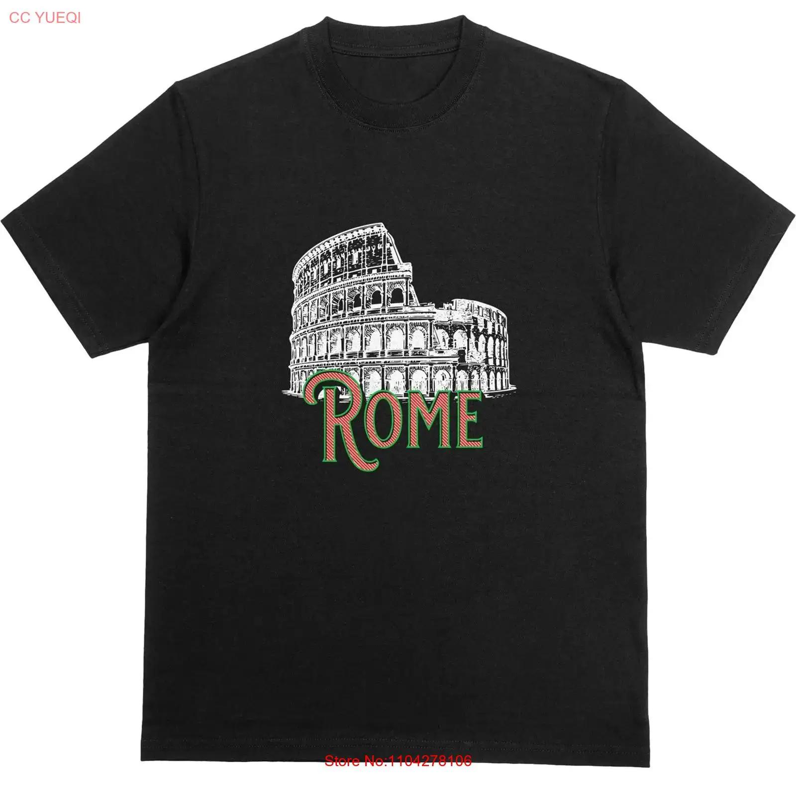 

ROME T Shirt Italy Roman Colosseum Holiday Tourist Souvenir Novelty Top vintage Washed Comfortable graphic Breathable Versatile 5XL різнокольоровий
