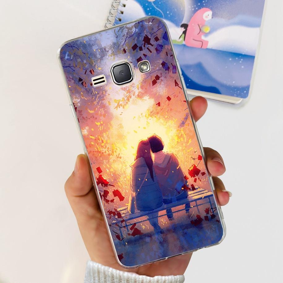 For Samsung J1 2016 Case SM-J120F Cover Fashion Marble Flower Soft Silicone Phone Cover For Samsung J1 Mini J105F J 1 2016 Funda