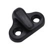 Nylons Bungee Hook Replacement with Flathead Screws for Kayak Canoes Boats Kayak Lashing Hook, Double Hole J Shape Hook