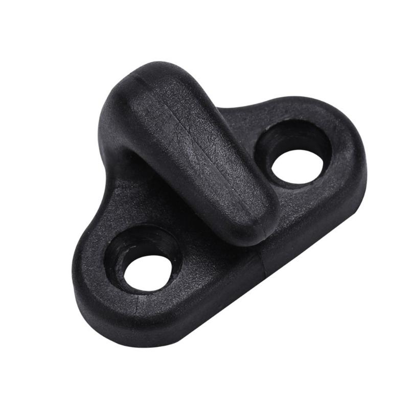 Nylons Bungee Hook Replacement with Flathead Screws for Kayak Canoes Boats Kayak Lashing Hook, Double Hole J Shape Hook