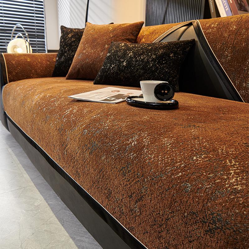 Elastic Sofa Cover With Hidden Straps, Modern Couch Cover And Washable Sofa Slipcover For Daily Protection
