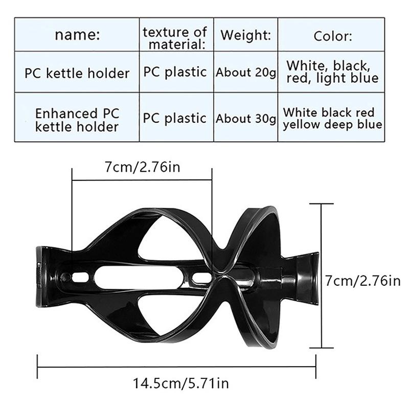 Bike Water Bottle Holder Lightweight And Strong Bicycle Bottle Cage Bracket For Mtb Road Mountain Bikes Accessories