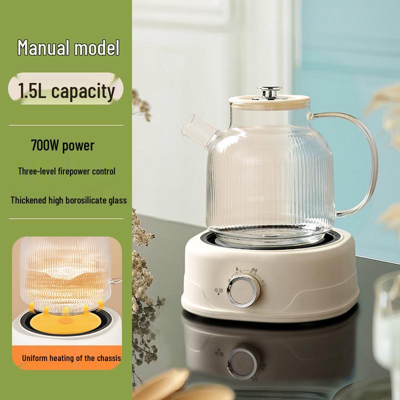 All-Glass Health Kettle - Multi-functional, Temperature-Controlled Tea Brewer for Home and Office