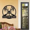 Customizable Metal Wall Art Elk Silhouette Personalized Home Garden Kitchen Decor