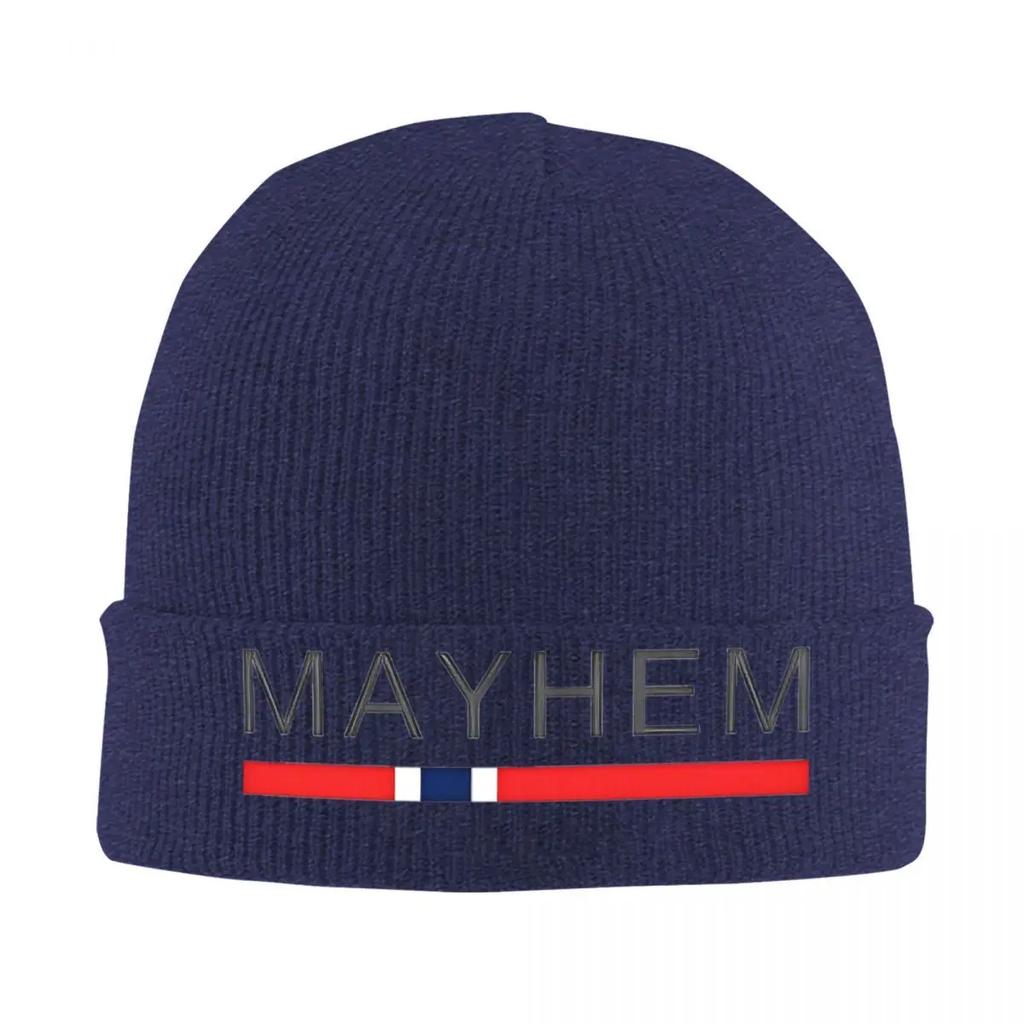 New New Mayhem Norway Beanie Hats Knitting Hat Gym Elastic Unisex Adult Caps Spring Design Cute Bonnet Hats Gift