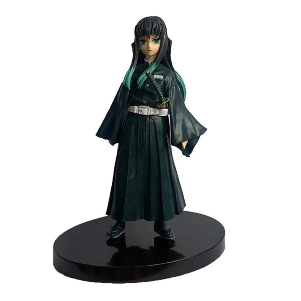 Anime Demon Slayer Figure Kamado Tanjirou Nezuko Action Figures PVC Model Toys Zenitsu Figurine Inosuke Kimetsu No Yaiba Figura