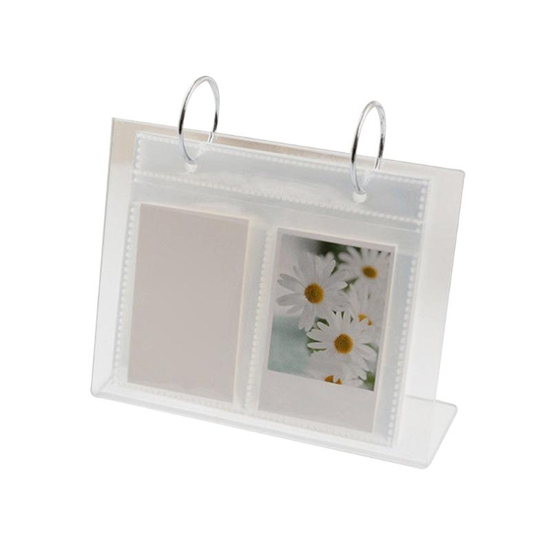 Premium Vertical DIY Photo Album Large Capacity for Ideal for Displaying Photos Postcards Stylish Acrylic Desk Ornaments