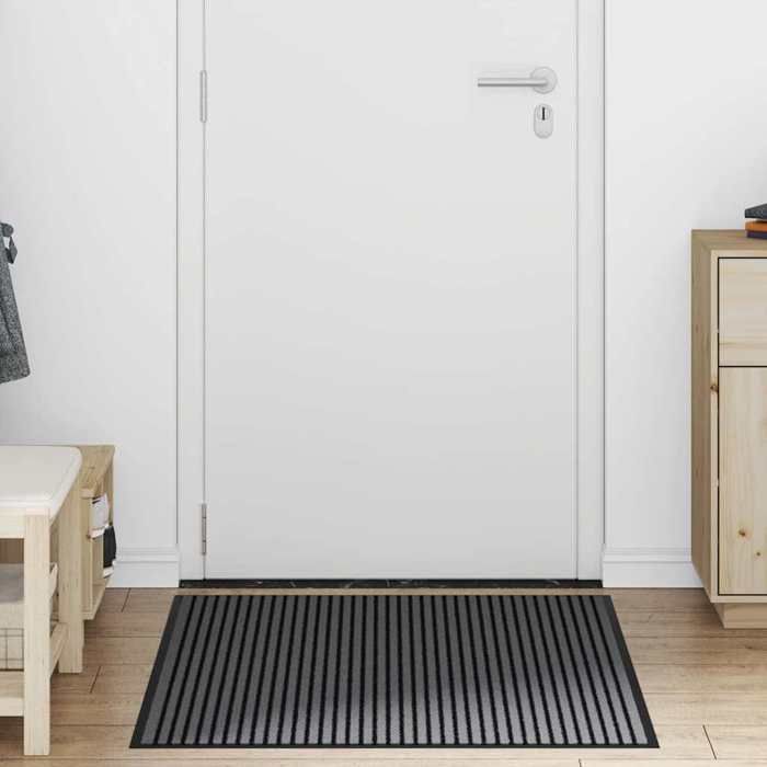 Maison Exclusive - Zwarte Entreevloermat 80 x 120 cm Polypropyleen