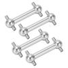 4PCS Aluminum Alloy Dog Bone Drive Shaft Set for    01  02 RC Car Upgrade Parts