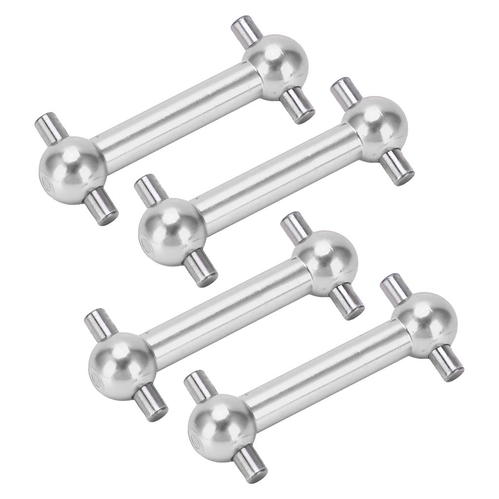 4PCS Aluminum Alloy Dog Bone Drive Shaft Set for    01  02 RC Car Upgrade Parts