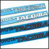 Black / Silver Fender Emblems For Tacoma Badges Accessories Side Door 1995-2004