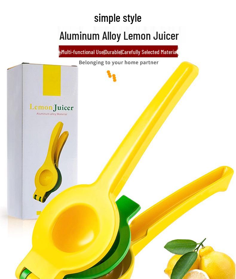 Manual Aluminum Alloy Two-in-One Lemon and Fruit Juicer