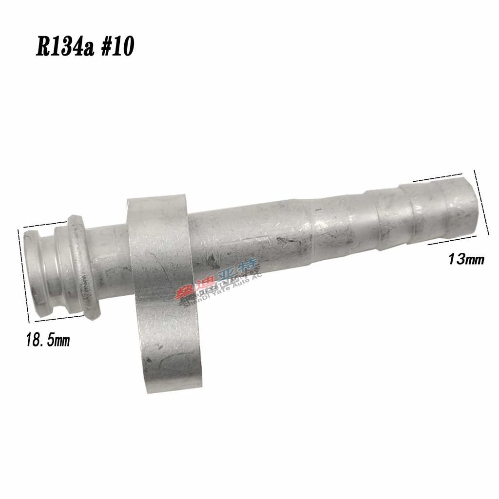 (15PCS)R134 Automotive Air Conditioning Piping Aluminum Joint Kit Condenser Radiator Drying Bottle Active Plate Header Connector