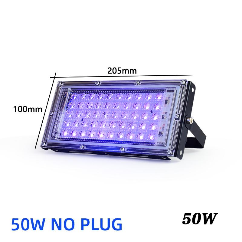 

50W 100W 150W UV FloodLight 395nm 400nm Waterproof AC220V Ultraviolet Fluorescent Stage Lamp Disco Party LED Stage Blacklight