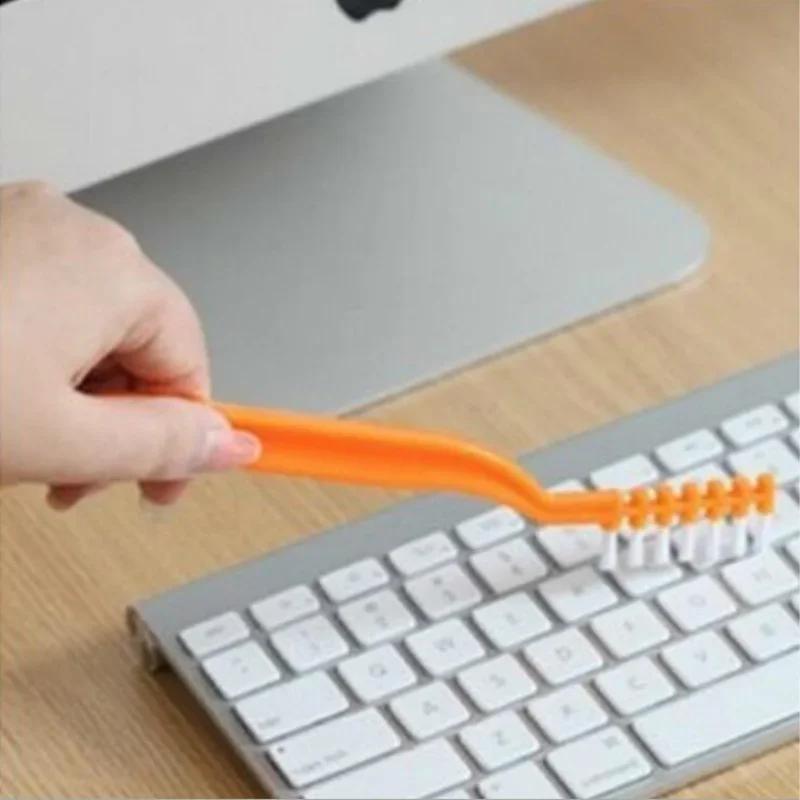 Home 2-in-1 Portable Multi-Purpose Window Cleaning Brush Keyboard Home Kitchen Folding Brush Cleaning Home Tools