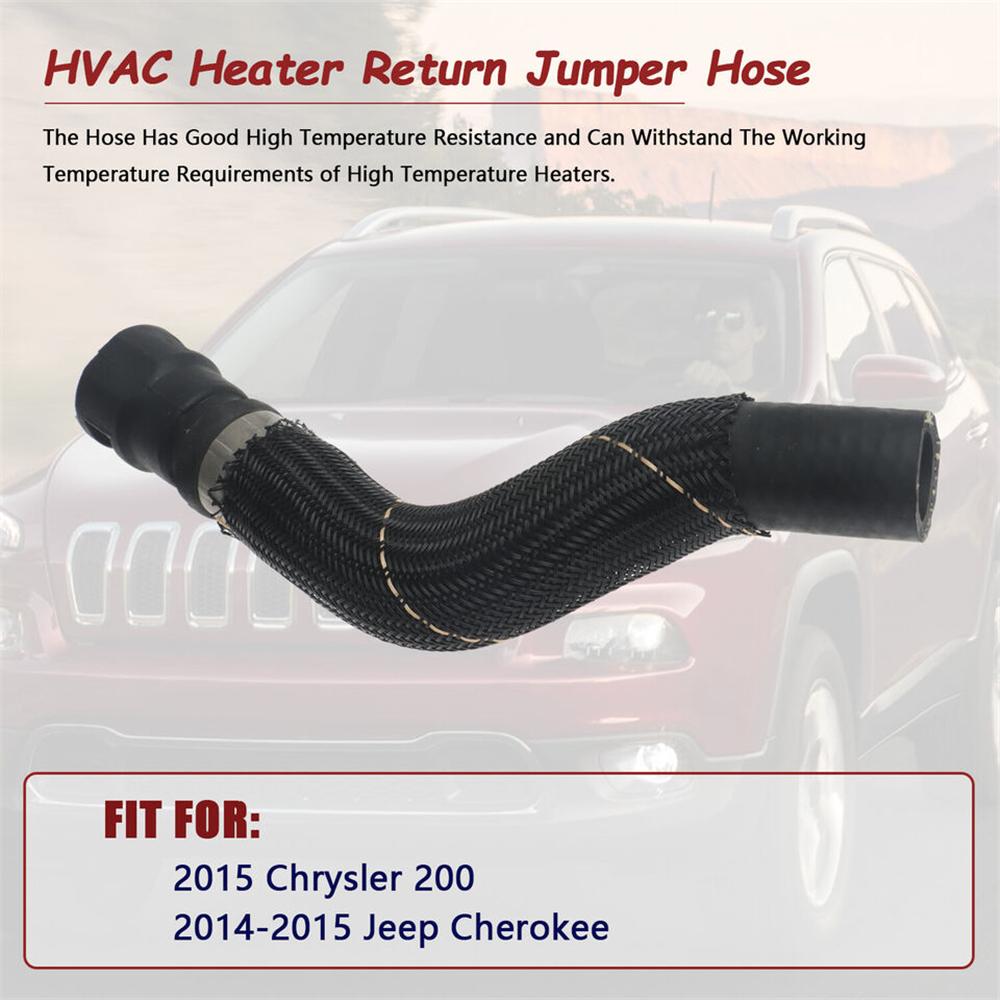 For 14-15 Jeep Cherokee Chrysler 200 68192082AA HVAC Heater Hose Connector Black