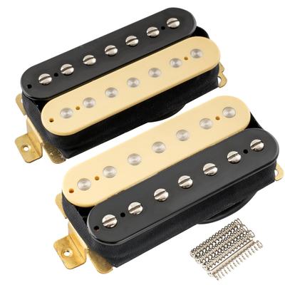 Artec HBA117 Alnico 5 Humbucker Pickup Set for Electric Zebra of Open-Type 7-String Guitar, (Set 2)