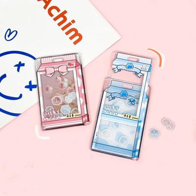 1 Pc Acrylic Transparent Kpop Phhotocard Display Holder Chic Sweet Korean Cover Case Milk Juice Style ID Bus Card Protector