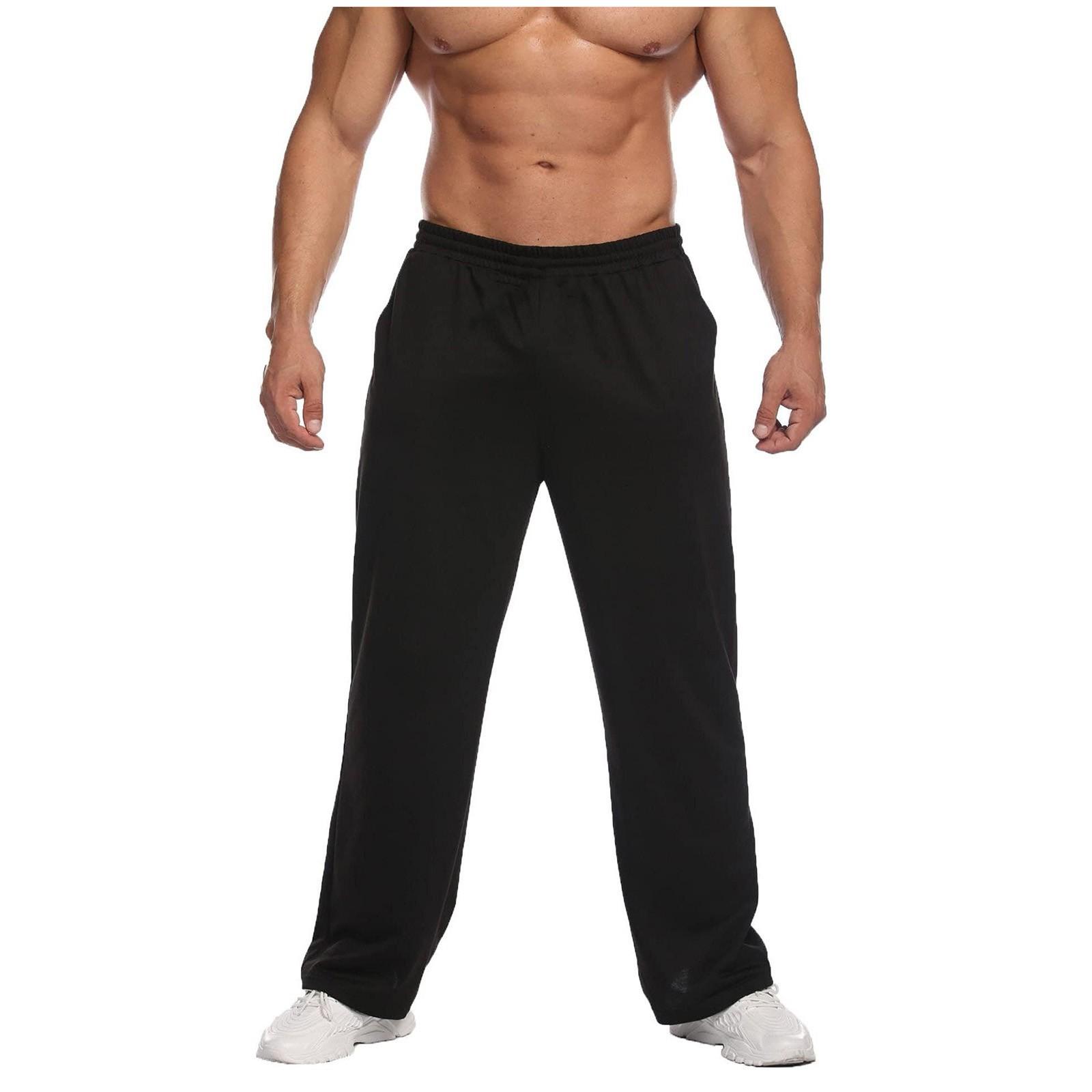 

Мужские спортивные штаны, легкие спортивные штаны, длинные спортивные штаны, спортивные брюки для отдыха с карманами и шнурком XXXXL чёрный