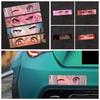 Anime Augen Reflektierende Vinyl Autoaufkleber - Wasserdichte Decals für Motorrad & Autokarosserie 2025
