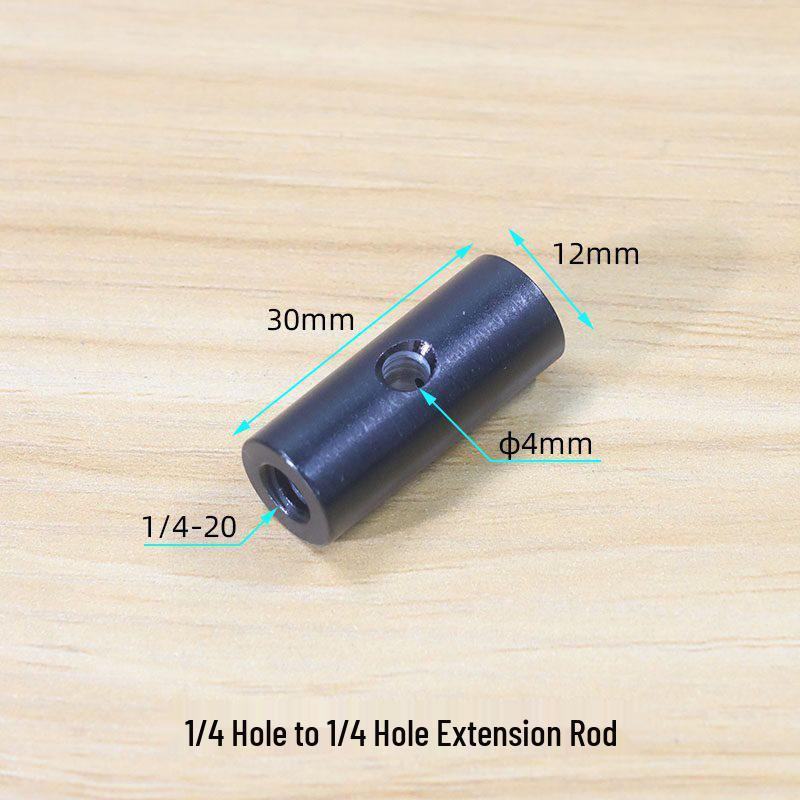 

Aluminum Alloy Phone Mount Extension Rod - 1/4 Screw for Live Streaming & Selfie Accessories