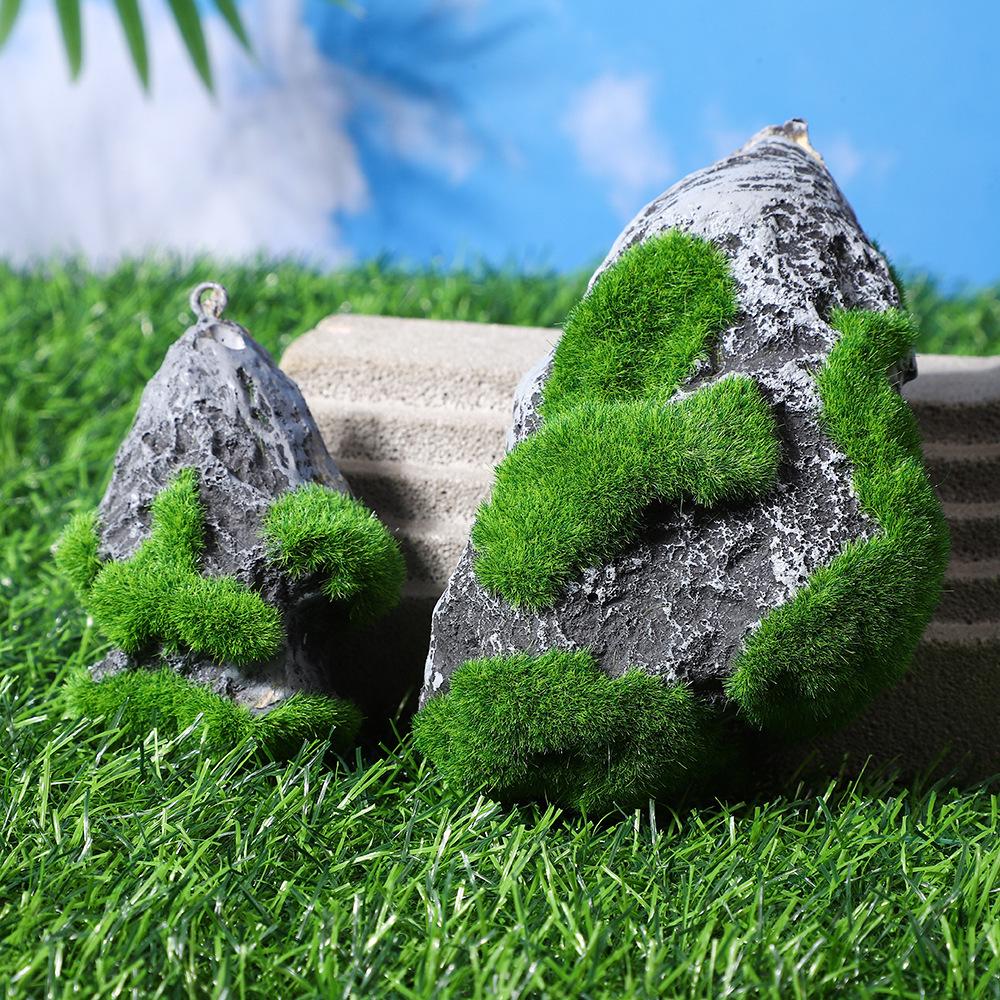 Floating Moss Stone Ornaments for Aquariums – Resin Fish Tank Decor