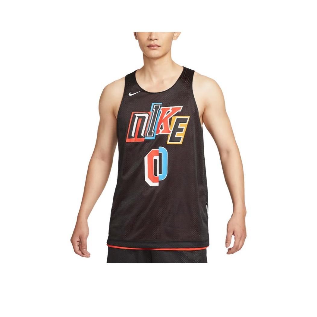 

Nike Стандартная двухсторонняя баскетбольная майка без рукавов с круглым вырезом Dri-Fit для мужчин Топы IH9272-010 M