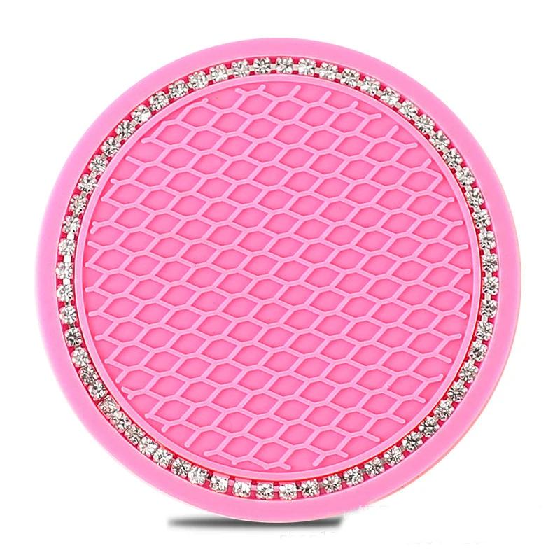 

Подставка под стакан для воды в автомобиле, держатель для бутылок, противоскользящий коврик, силикагель, водонепроницаемый для украшения интерьера, аксессуары для стайлинга автомобиля