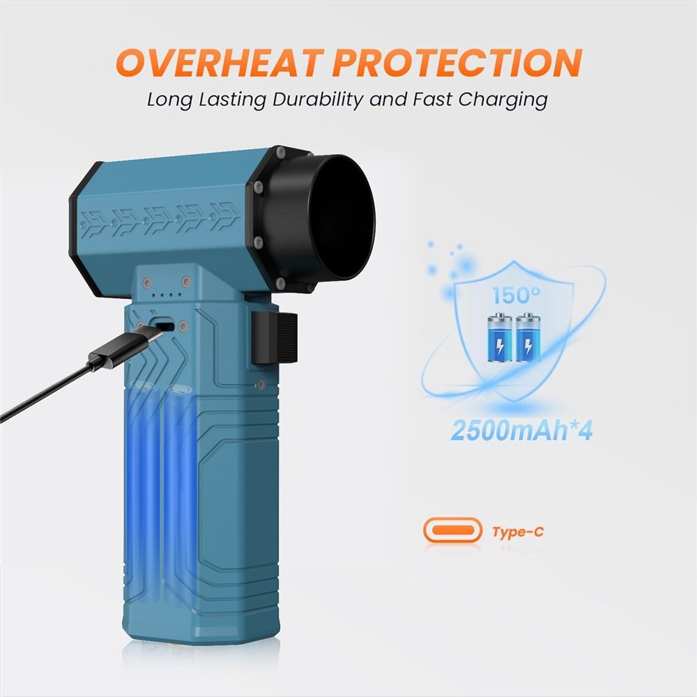 Heavy-Duty Industrial Mini Blower  For Cleaning Snow, Dust, and Debris Outdoors