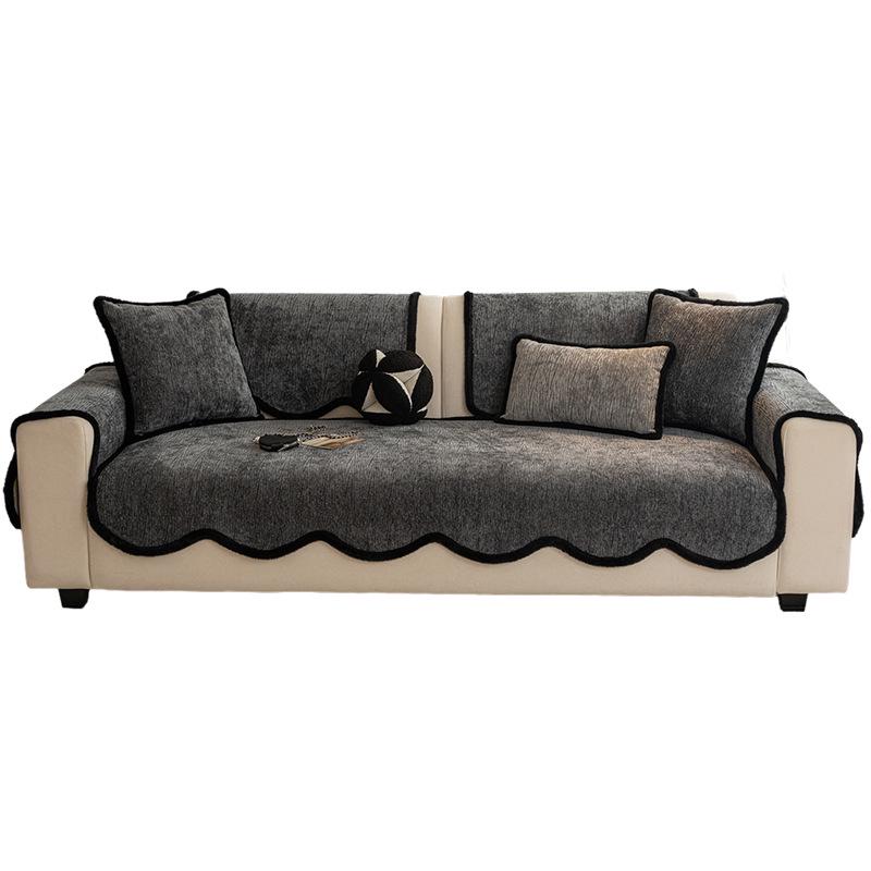 2025 Luxe Non-Slip Chenille Sofa Cover: Thick, High-End, One-Piece Design