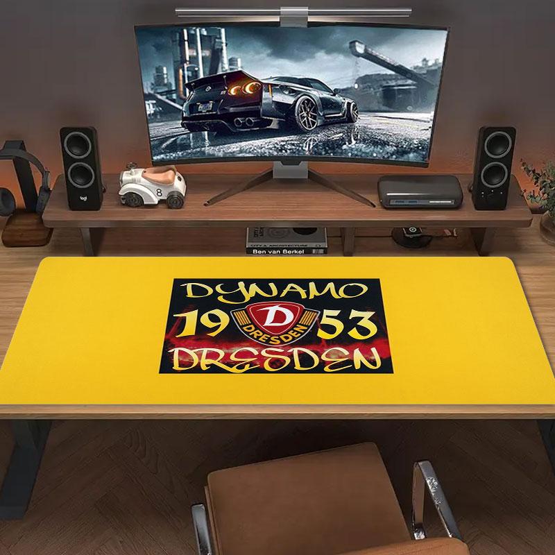 Dynamo Dresden Large Size Mouse Pad Large Gaming Table Cushion Non-slip Laptop Tablet Big Mousepad XXL Mat Mini PC Playmat With Lock edge