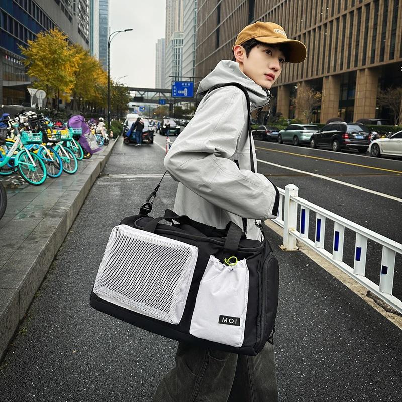 New travel bag, short-distance boarding, business travel, large-capacity lightweight duffel bag, men's and women's fashion yoga fitness bag